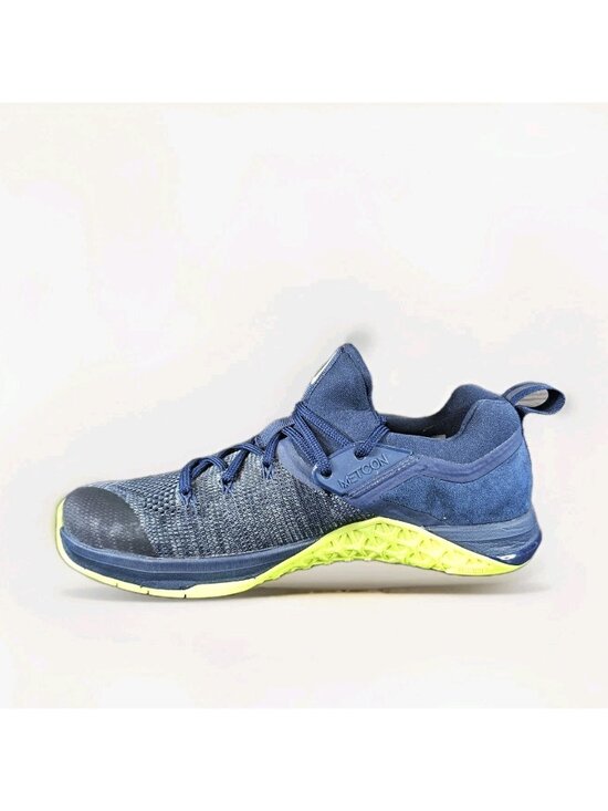 Nike Metcon Flyknit 3 Blue Obsidian Volt Athletic Shoes AQ8022-407 - Men\'s 8.5 main image 10